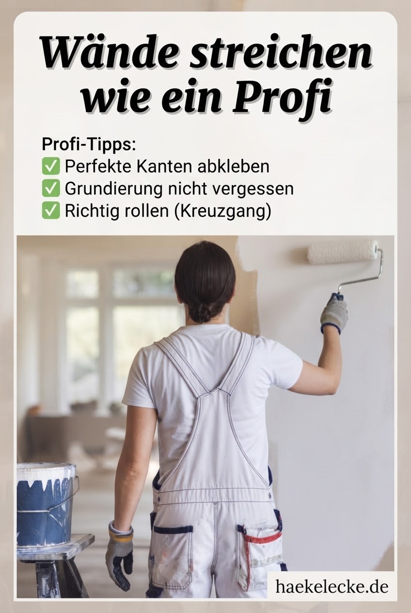 Wände streichen wie ein Profi