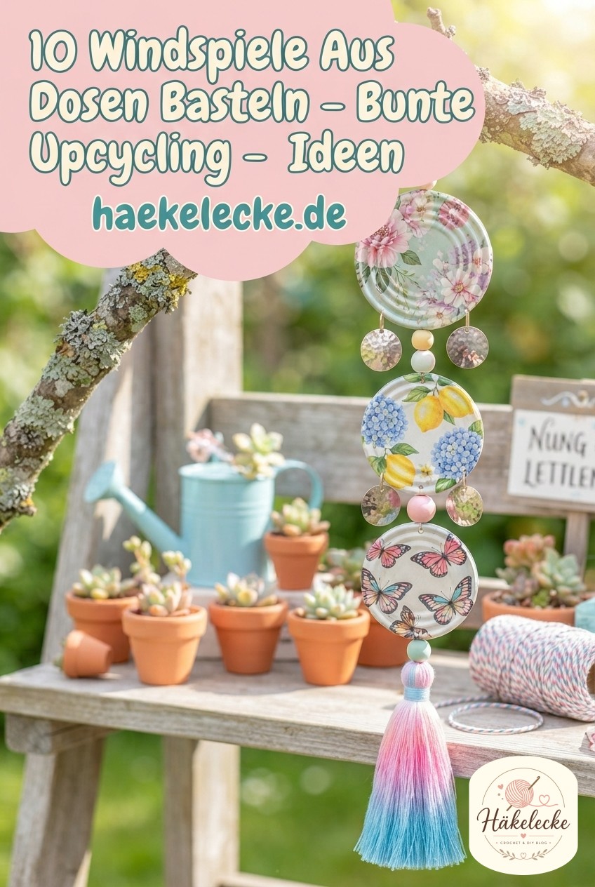 10 Windspiele Aus Dosen Basteln - Bunte Upcycling - Ideen