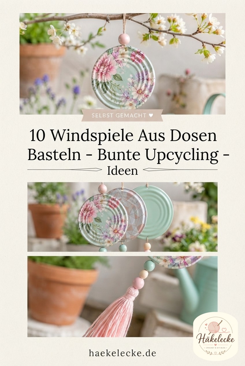 10 Windspiele Aus Dosen Basteln - Bunte Upcycling - Ideen
