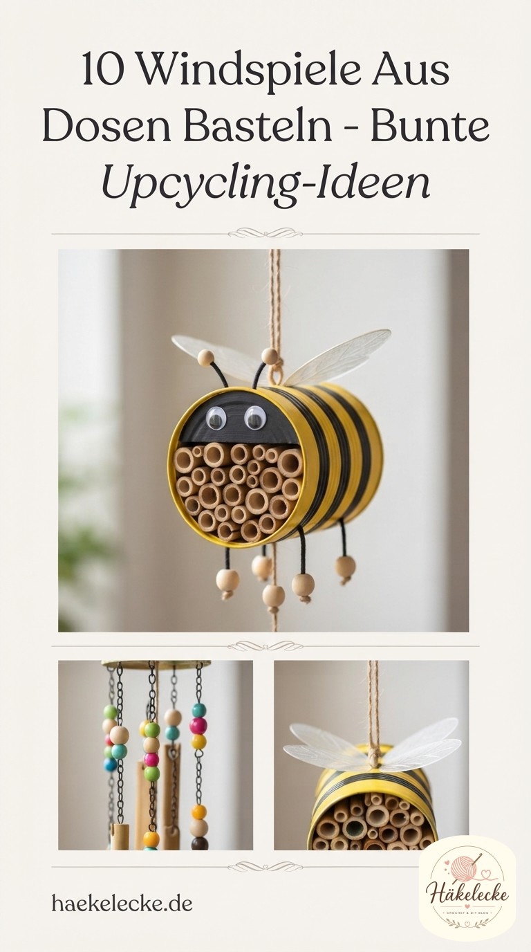 10 Windspiele Aus Dosen Basteln - Bunte Upcycling - Ideen