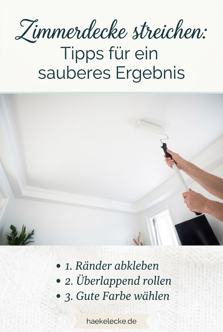 Zimmerdecke streichen: Tipps für ein sauberes Ergebnis