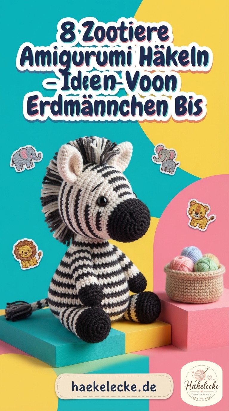 8 Zootiere Amigurumi Häkeln - Ideen Von Erdmännchen Bis