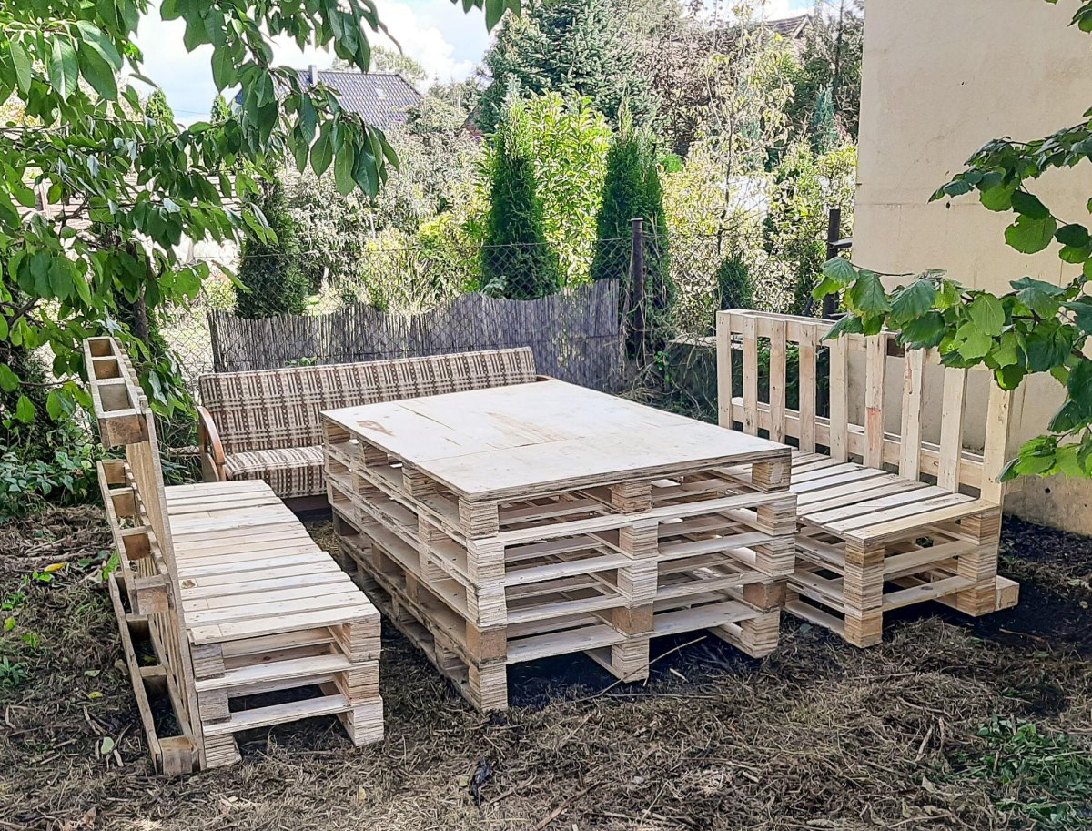Palettenmöbel für Garten DIY