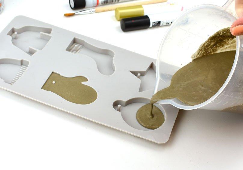 Saisonale Beton Dekoration Geschenke