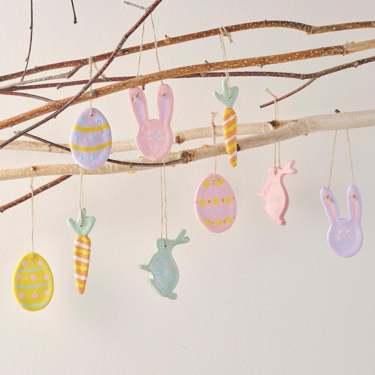 Salzteig Osterhasen Eier