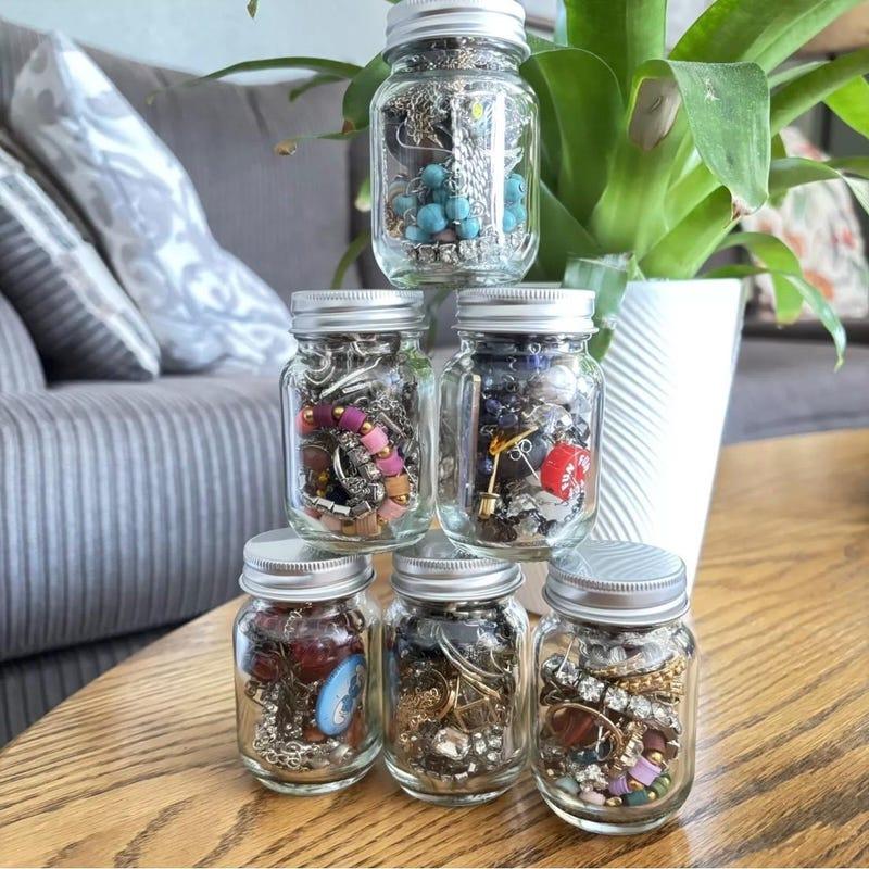 Schmuckaufbewahrung aus Glas