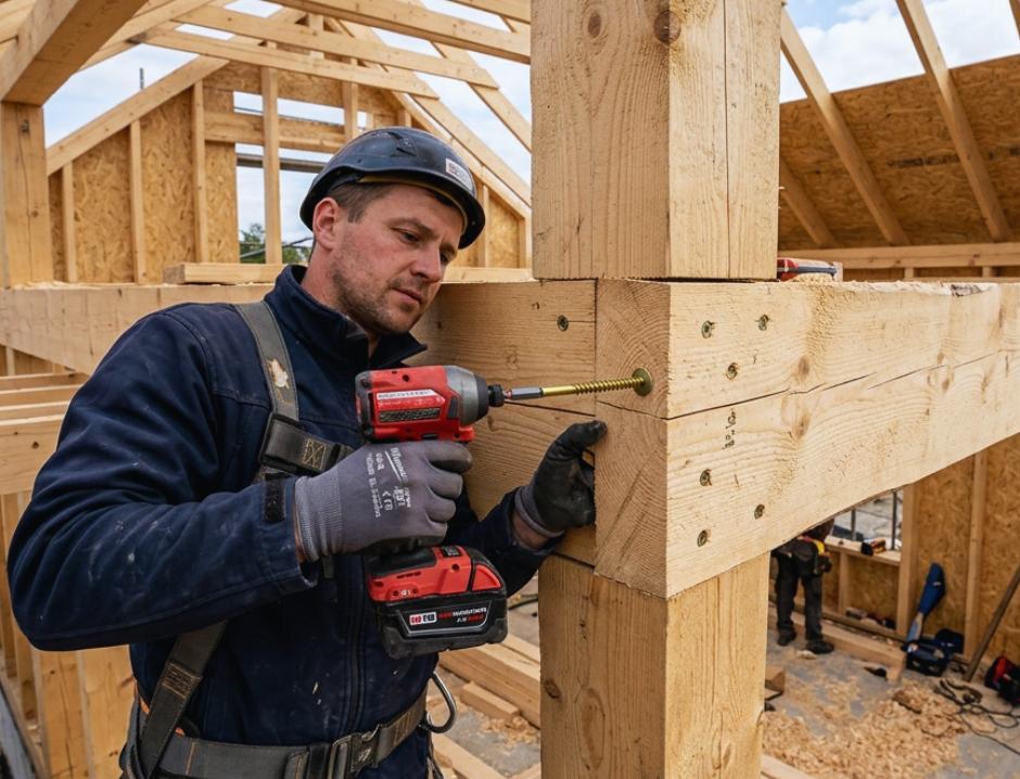 Holz mit Schrauben verbinden
