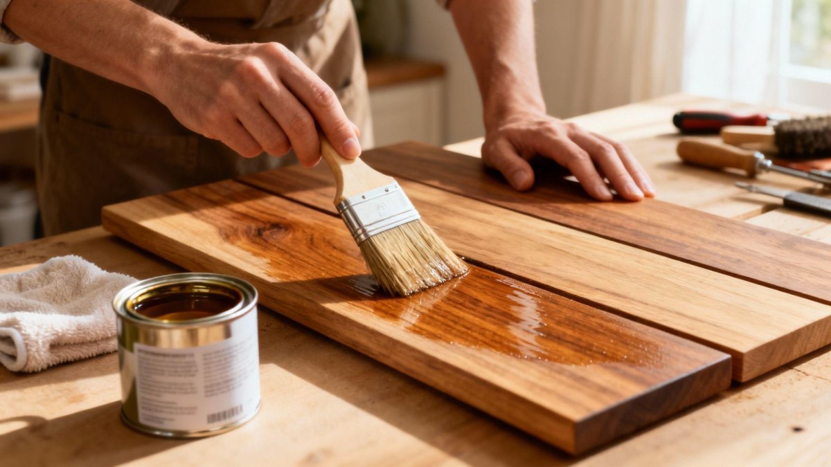 Holzschutz mit Öl und Wachs