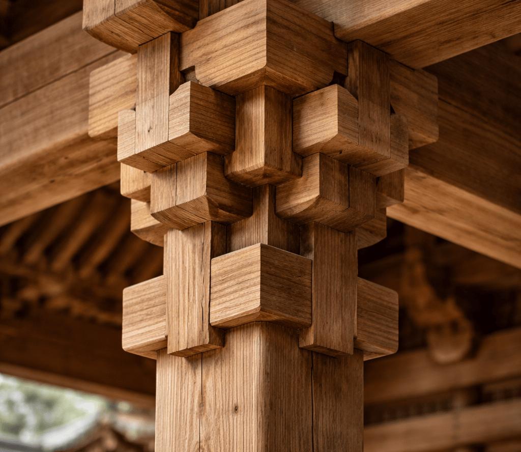 Shiguchi Zapfenverbindung Holz