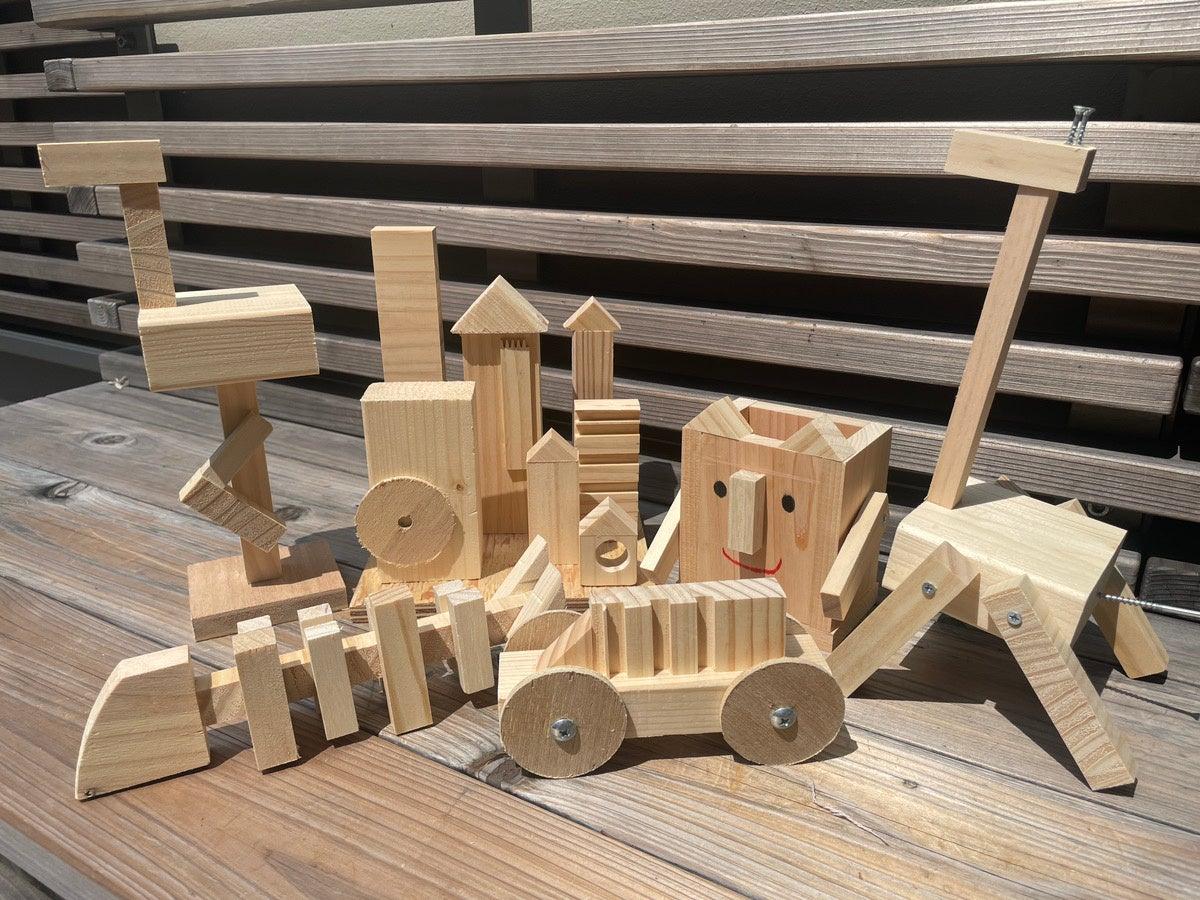Holzspielzeug aus Restholz