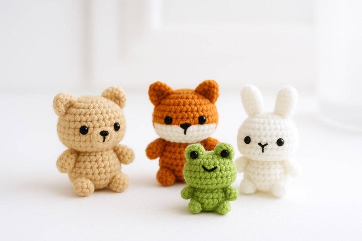 Amigurumi Tiere häkeln Ideen für süße Figuren aus Garn