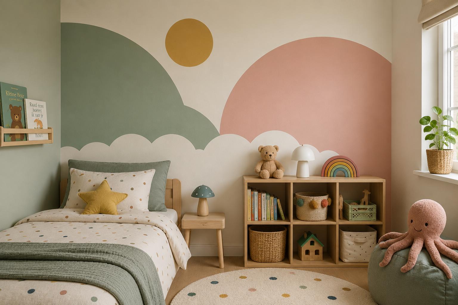 Bunte Formen im Kinderzimmer