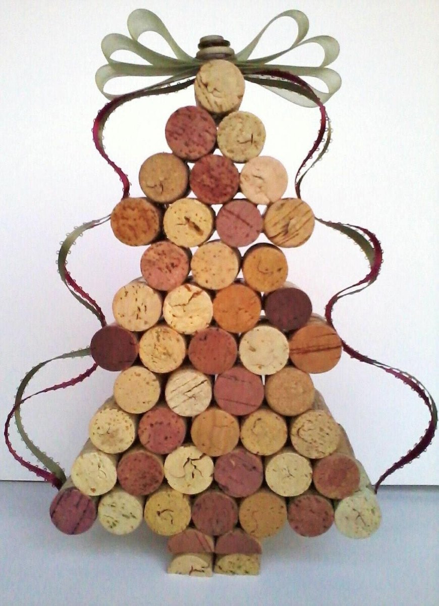 Weihnachtsdeko aus Weinkorken