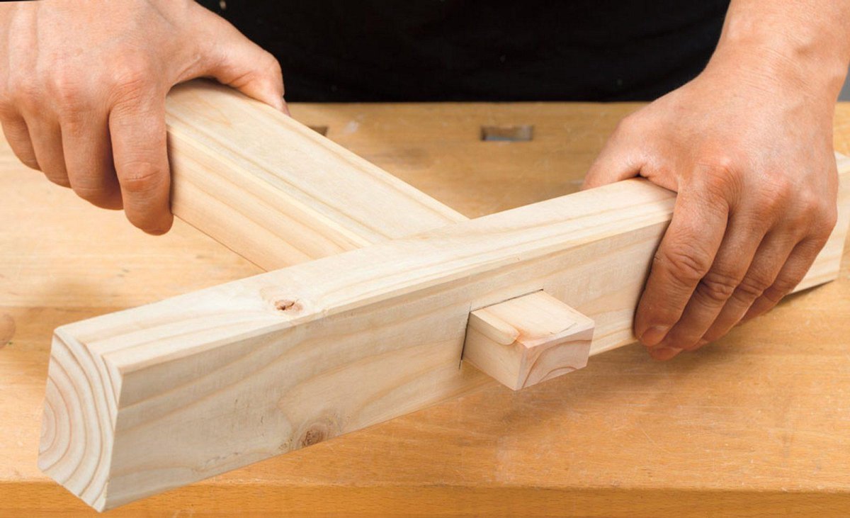 Klassische Zapfenverbindung Holz